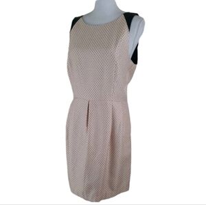 KENSIE~Women's Size L~Gold/Black Polka Dot Dress Fit & Flare NWT.